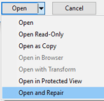 WORD problem pri otvaranju fajla : “word file is corrupted and cannot be opened”